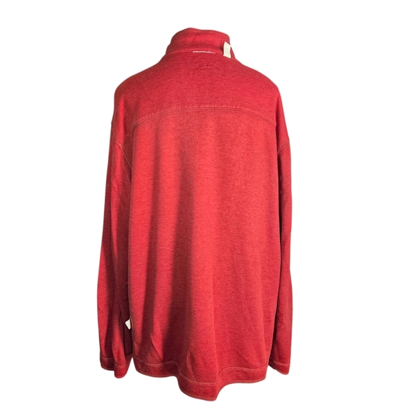 Tommy Bahama Men's Burnt Orange 1/4 Zip Sweater Size XL - Picture 9 of 10